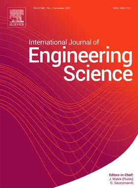 Editors-in-Chief: M. Kachanov, K. Rajagopal |  International Journal of Engineering Science | Zeitschrift |  Sack Fachmedien