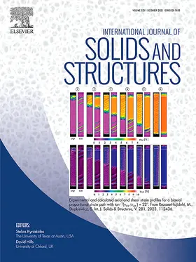 Editors: D.A. Hills, S. Kyriakides |  International Journal of Solids and Structures | Zeitschrift |  Sack Fachmedien
