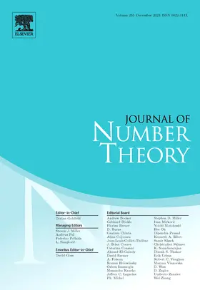 Journal of Number Theory | Academic Press | Zeitschrift | sack.de