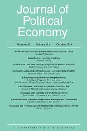 Journal of Political Economy | University of Chicago Press | Zeitschrift | sack.de