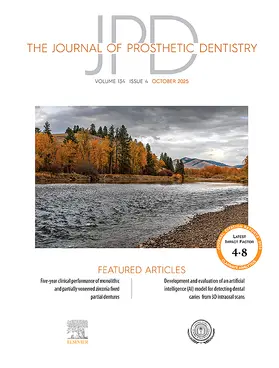  The Journal of Prosthetic Dentistry | Zeitschrift |  Sack Fachmedien
