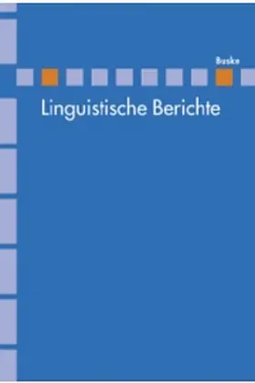 Herausgegeben von: Markus Steinbach / Günther Grewendorf / Arnim von Stechow |  Linguistische Berichte | Zeitschrift |  Sack Fachmedien