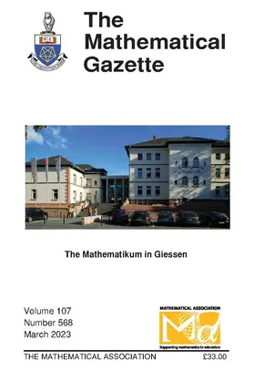  The Mathematical Gazette | Zeitschrift |  Sack Fachmedien