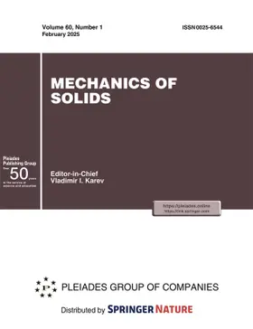  Mechanics of Solids | Zeitschrift |  Sack Fachmedien