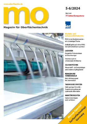 Gesellschaft für Lackiertechnik e.V. |  Magazin für Oberflächentechnik | Zeitschrift |  Sack Fachmedien