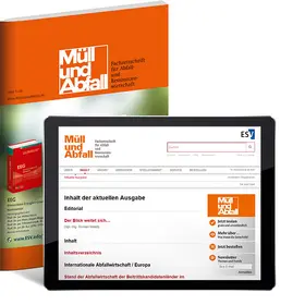 Verantwortlicher Redakteur: Prof. Dr.-Ing. Klaus Fricke / Redakteur: Dipl.-Ing. Thomas Turk |  Müll und Abfall | Zeitschrift |  Sack Fachmedien
