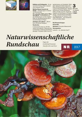 Klaus Rehfeld |  Naturwissenschaftliche Rundschau | Zeitschrift |  Sack Fachmedien