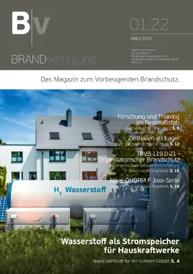  B|V BRANDverhütung | Zeitschrift |  Sack Fachmedien