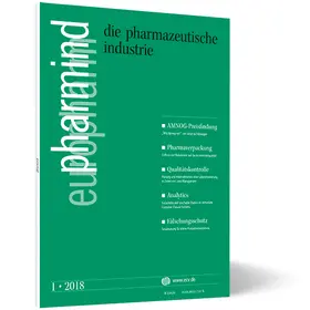  pharmind - die pharmazeutische industrie | Zeitschrift |  Sack Fachmedien