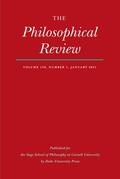  The Philosophical Review | Zeitschrift |  Sack Fachmedien