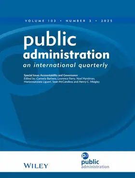  Public Administration | Zeitschrift |  Sack Fachmedien