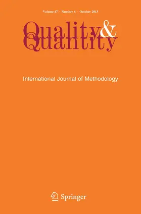  Quality & Quantity | Zeitschrift |  Sack Fachmedien