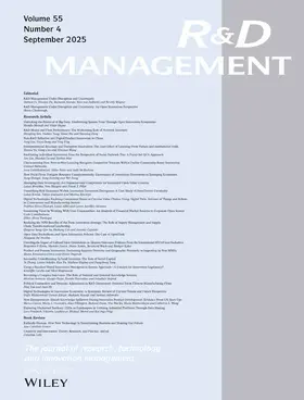  R&D Management | Zeitschrift |  Sack Fachmedien