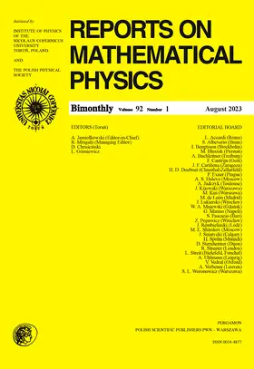 Reports on Mathematical Physics | Pergamon | Zeitschrift | sack.de