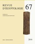  Revue d'Égyptologie | Zeitschrift |  Sack Fachmedien