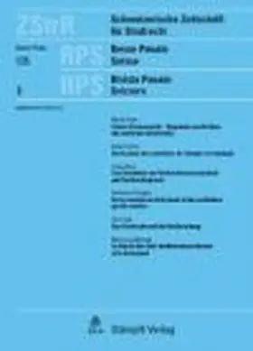 ZStrR | Stämpfli | Zeitschrift | www.sack.de
