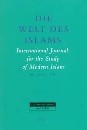  Die Welt des Islams | Zeitschrift |  Sack Fachmedien