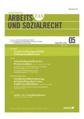 Zeitschrift für Arbeitsrecht und Sozialrecht (ZAS) | MANZ Verlag | Zeitschrift | sack.de