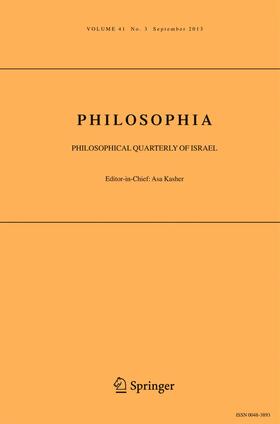 Philosophia | Springer | Zeitschrift | sack.de