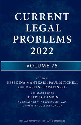 Current Legal Problems | Oxford University Press | Zeitschrift | sack.de