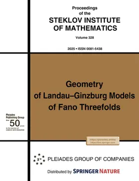  Proceedings of the Steklov Institute of Mathematics | Zeitschrift |  Sack Fachmedien