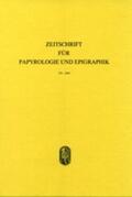  Zeitschrift für Papyrologie und Epigraphik | Zeitschrift |  Sack Fachmedien