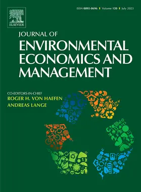 Journal of Environmental Economics and Management | Academic Press | Zeitschrift | sack.de