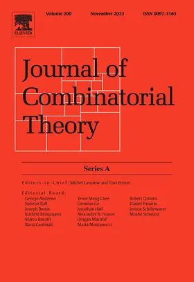 Journal of Combinatorial Theory, Series A | Academic Press | Zeitschrift | sack.de