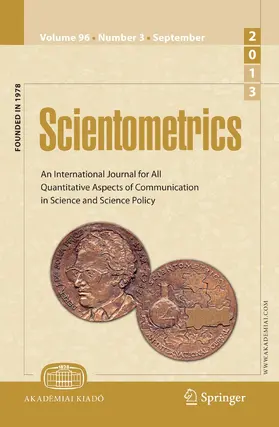 Scientometrics | Akadémiai Kiadó | Zeitschrift | sack.de