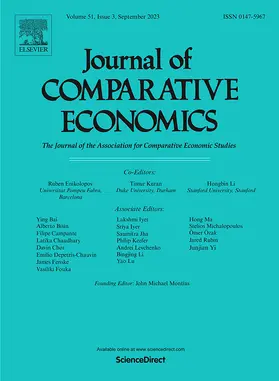 Journal of Comparative Economics | Zeitschrift |  Sack Fachmedien