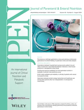 Journal of Parenteral and Enteral Nutrition | John Wiley & Sons | Zeitschrift | sack.de