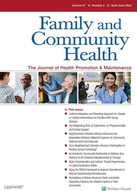 Family & Community Health | Lippincott | Zeitschrift | www.sack.de