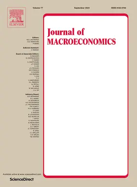  Journal of Macroeconomics | Zeitschrift |  Sack Fachmedien