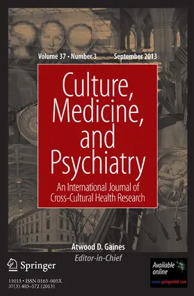 Editor: Atwood D. Gaines |  Culture, Medicine, and Psychiatry | Zeitschrift |  Sack Fachmedien