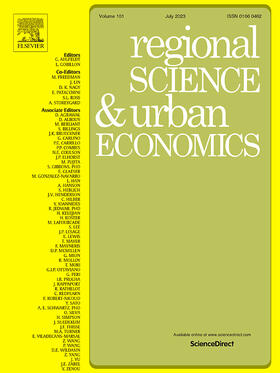  Regional Science and Urban Economics | Zeitschrift |  Sack Fachmedien