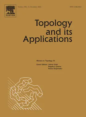  Topology and its Applications | Zeitschrift |  Sack Fachmedien