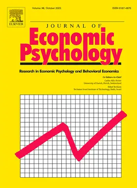 Journal of Economic Psychology | North-Holland | Zeitschrift | sack.de