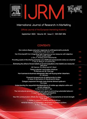 International Journal of Research in Marketing | North-Holland | Zeitschrift | sack.de