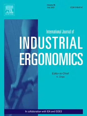 Editor-in-Chief: A. Chan |  International Journal of Industrial Ergonomics | Zeitschrift |  Sack Fachmedien