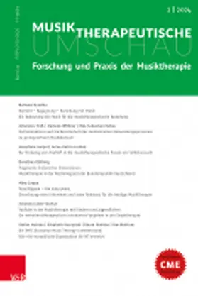 Deutschen Musiktherapeutischen Gesellschaft e.V. (DMtG) |  Musiktherapeutische Umschau | Zeitschrift |  Sack Fachmedien