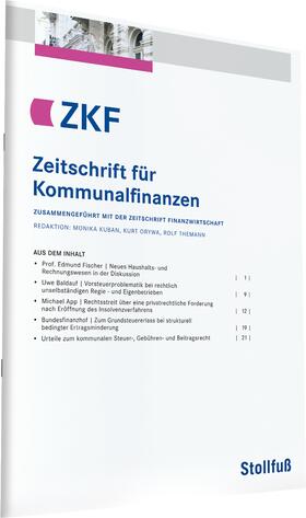  Zeitschrift für Kommunalfinanzen ZKF | Zeitschrift |  Sack Fachmedien