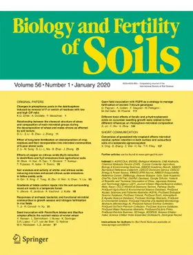  Biology and Fertility of Soils | Zeitschrift |  Sack Fachmedien