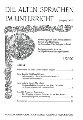  Die Alten Sprachen im Unterricht (DASIU) | Zeitschrift |  Sack Fachmedien