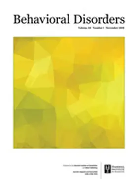 Behavioral Disorders | SAGE Publishing | Zeitschrift | www.sack.de