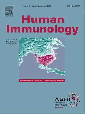 Human Immunology | Elsevier | Zeitschrift | sack.de