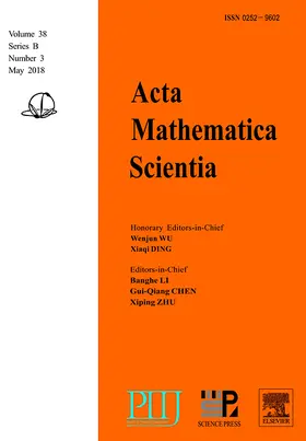 Honorary Editors-in-Chief: Xiaqi Ding, Wenjun Wu |  Acta Mathematica Scientia | Zeitschrift |  Sack Fachmedien