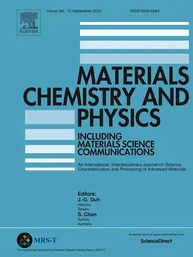 Materials Chemistry and Physics | Zeitschrift |  Sack Fachmedien