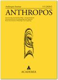 Anthropos-Institut, St. Augustin |  Anthropos | Zeitschrift |  Sack Fachmedien