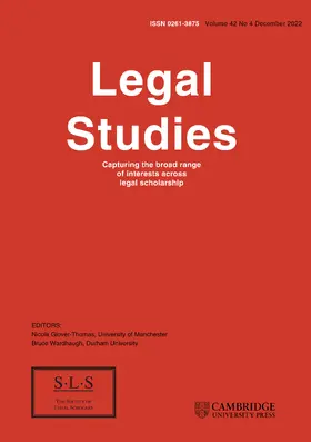  Legal Studies | Zeitschrift |  Sack Fachmedien
