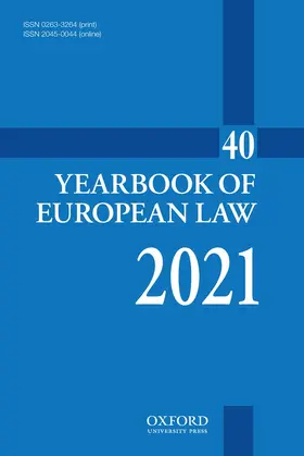 Yearbook of European Law | Oxford University Press | Zeitschrift | sack.de